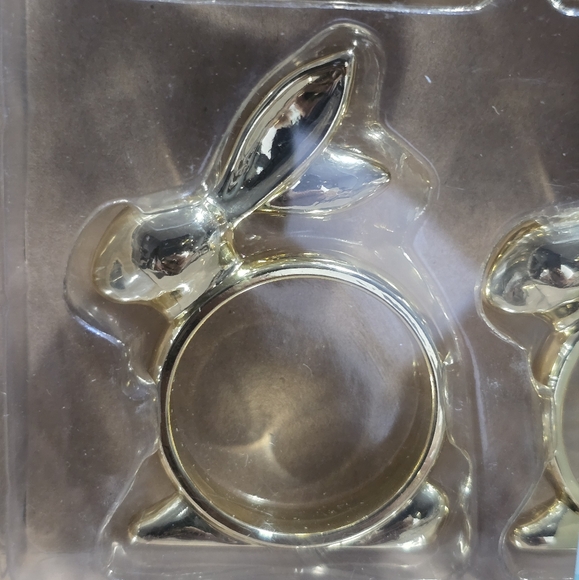 Gold Napkin Rings Set - Picture 4 of 4